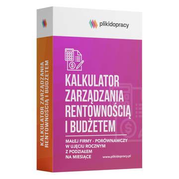Kalkulator zarządzania budżetem i rentownością firmy