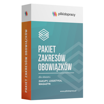 Pakiet 7 zakresów obowiązków dla obszaru – zakupy-logistyka-magazyn