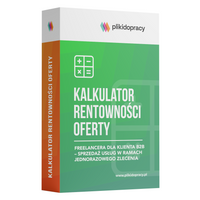 Kalkulator rentowności oferty freelancera B2B – jednorazowe zlecenie